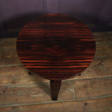 French art deco macassar ebony side table