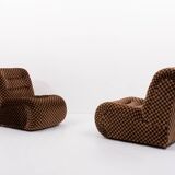 Groupe de sièges modulaires italiens modernes du milieu du siècle, années 1970