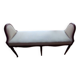 Mahogany bench from the end of the 19th century