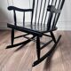 Rocking chair noir