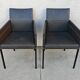 Pair of leather armchairs Texas by Karl Friedrich Förster for KFF