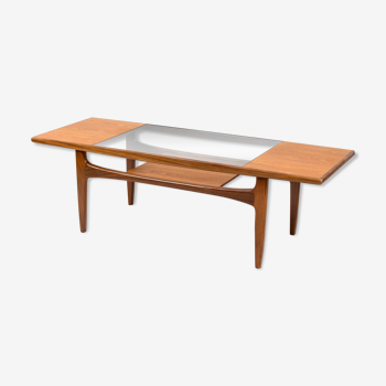 Table basse en teck et verre Fresco de G Plan, 1967