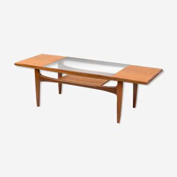 Teak and glass Fresco coffee table from G Plan, 1967