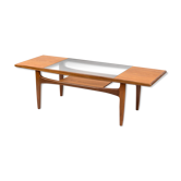 Teak and glass Fresco coffee table from G Plan, 1967