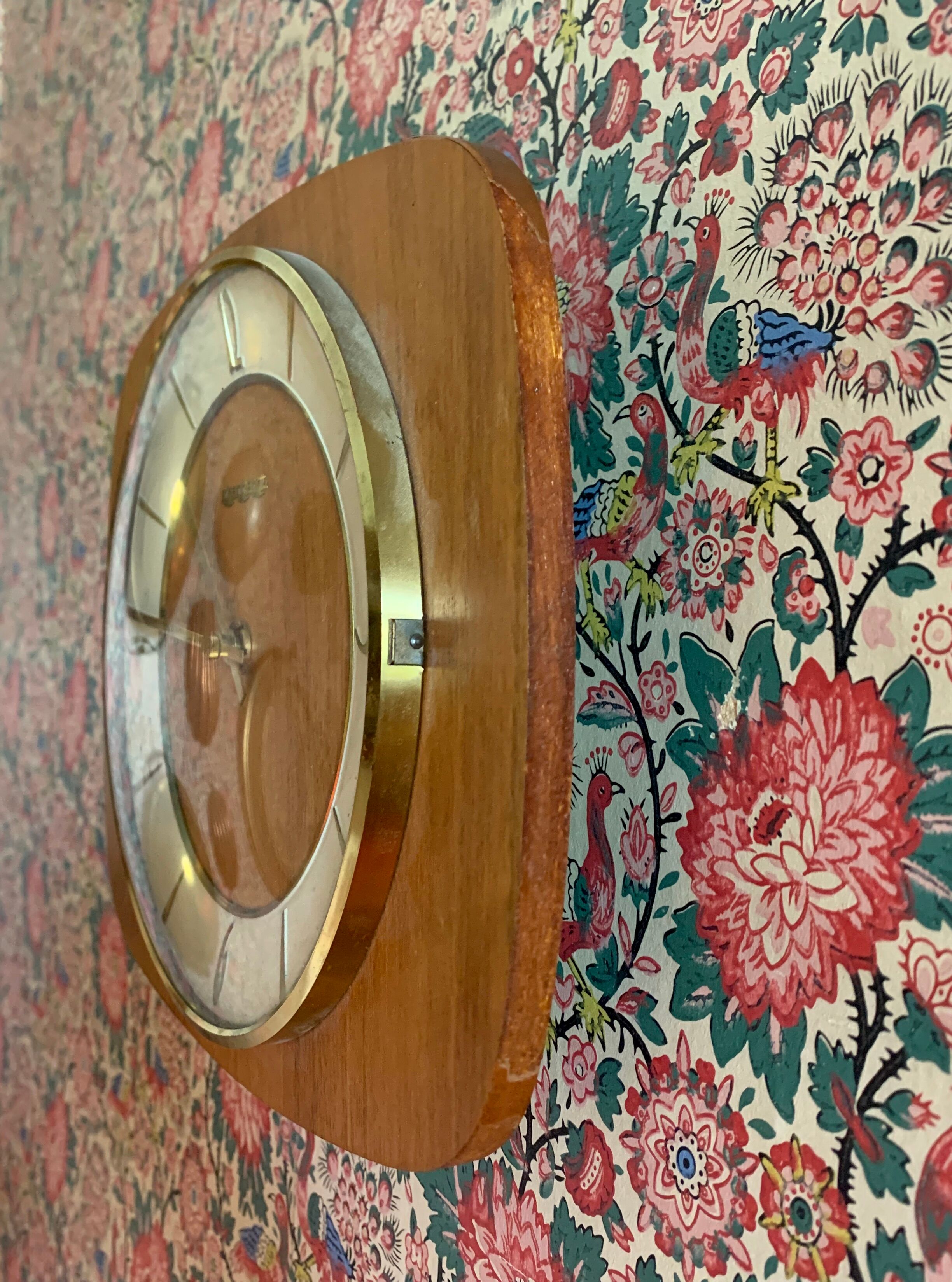 Wall clock Eisenhardt, Germany, 1960s