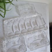 Serviteur / Plateau de service en cristal