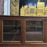Walnut sideboard - Trade furniture / Napoleon III display cabinet