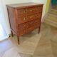 Art Deco chest of drawers - 4 drawers - locks - checkered wood veneer top - 50s