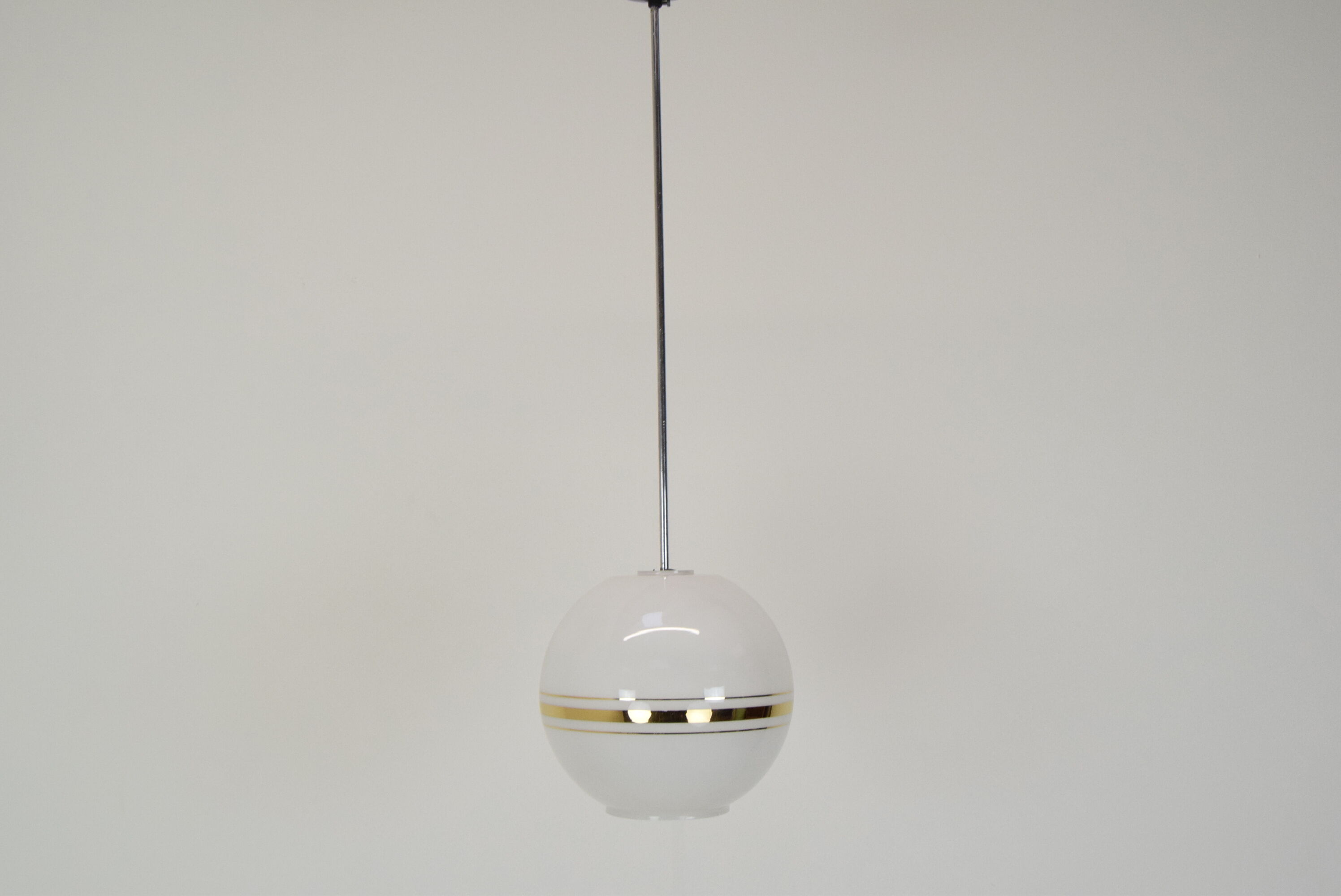 Mid-century Glass Pendant Napako,1970