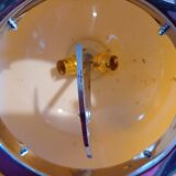 Vintage opaline orange pendant lamp “viro”