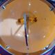 Suspension vintage opaline orange " viro "