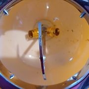 Suspension vintage opaline orange " viro "