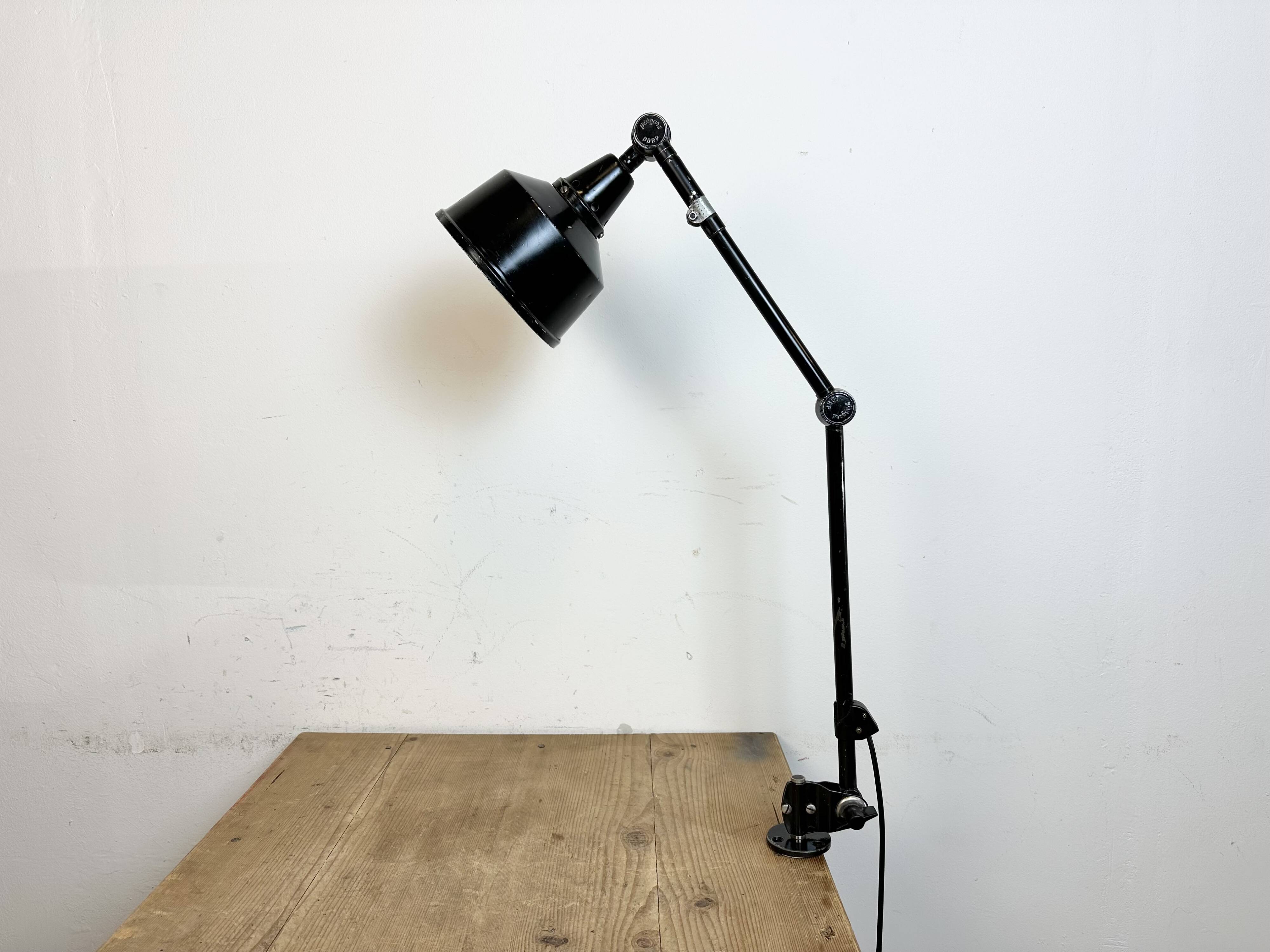 Industrial ddrp desk or wall lamp by curt fischer for midgard, 1930s