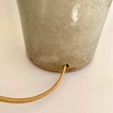 Ceramic lamp stand, fabric cable