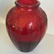 Large volute vase in pressed glass Art Deco