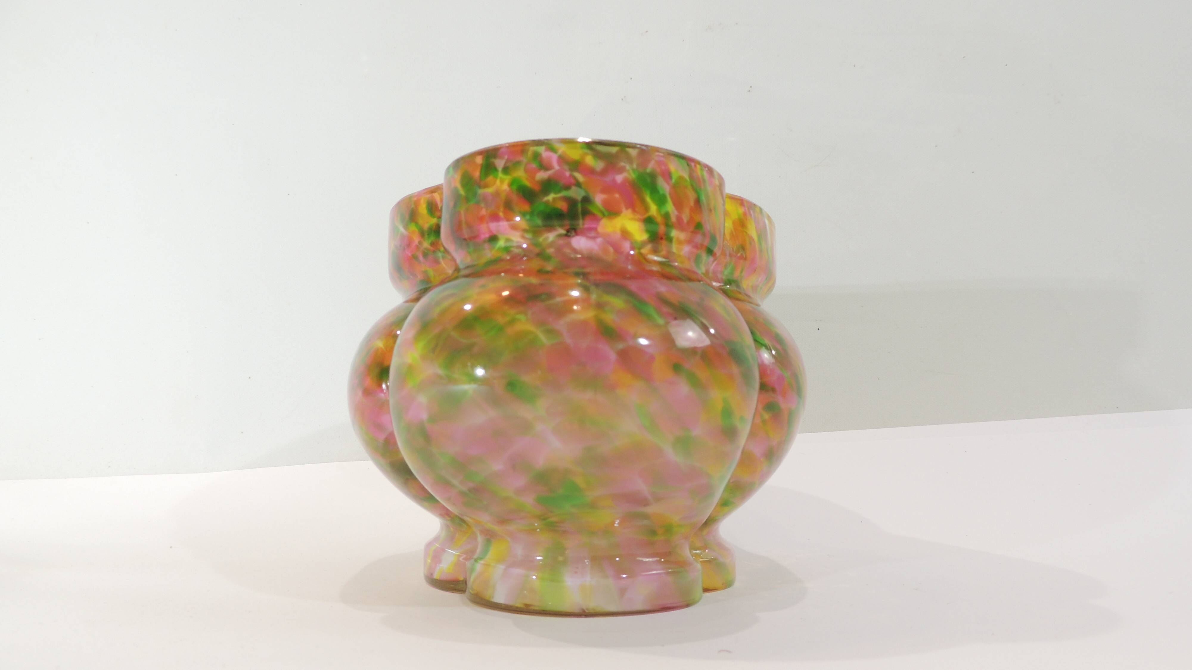 Verre, jardinière Murano, années 1960