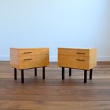 Pair of vintage bedside tables 1960s
