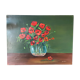 Bouquet de coquelicots huile sur toile