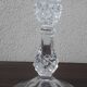Pair of crystal candlesticks