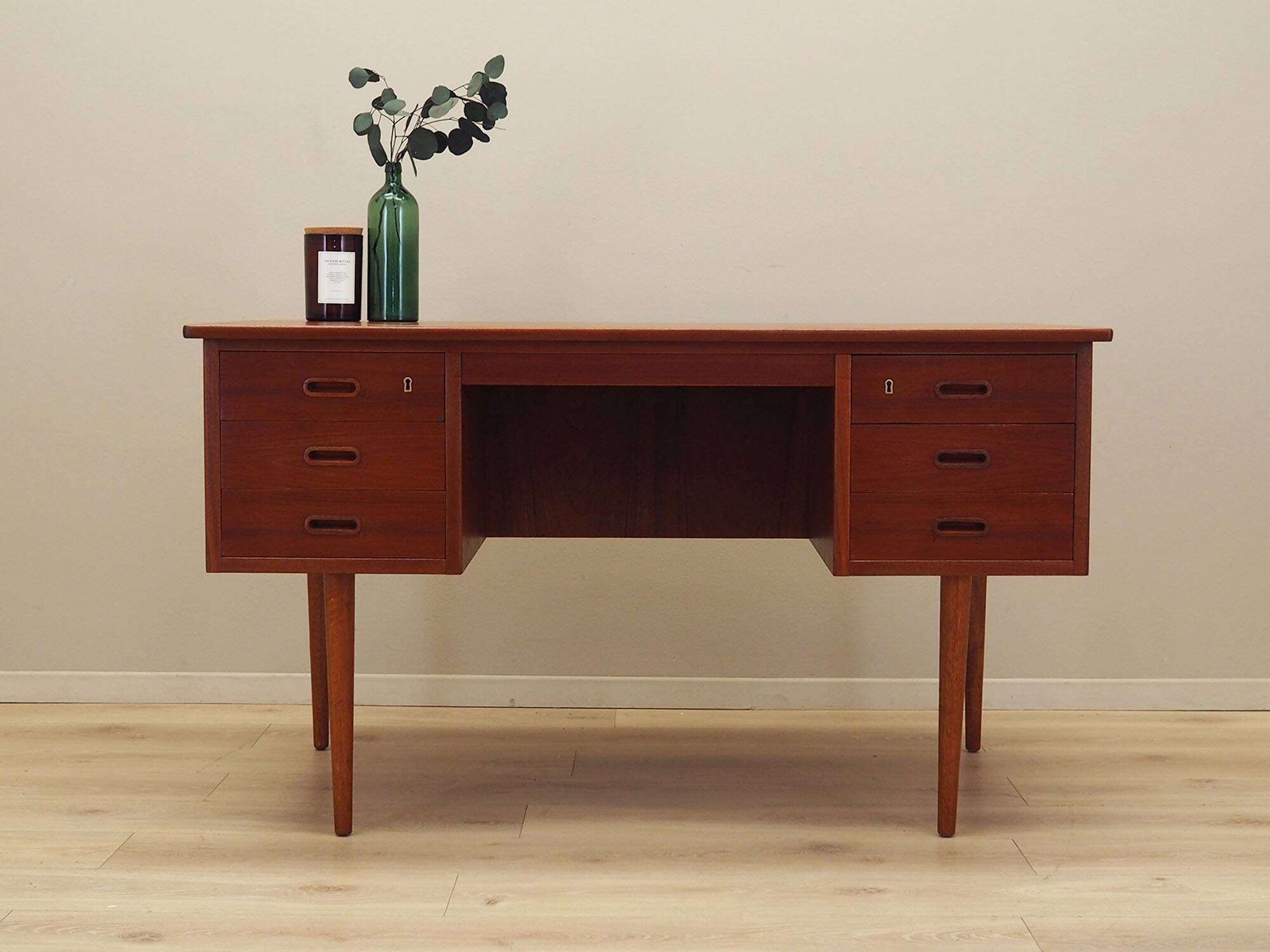 Teak desk, Danish design, 1960s, manufactured in Denmark