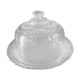 Plat à gâteau arcopal en verre avec cloche