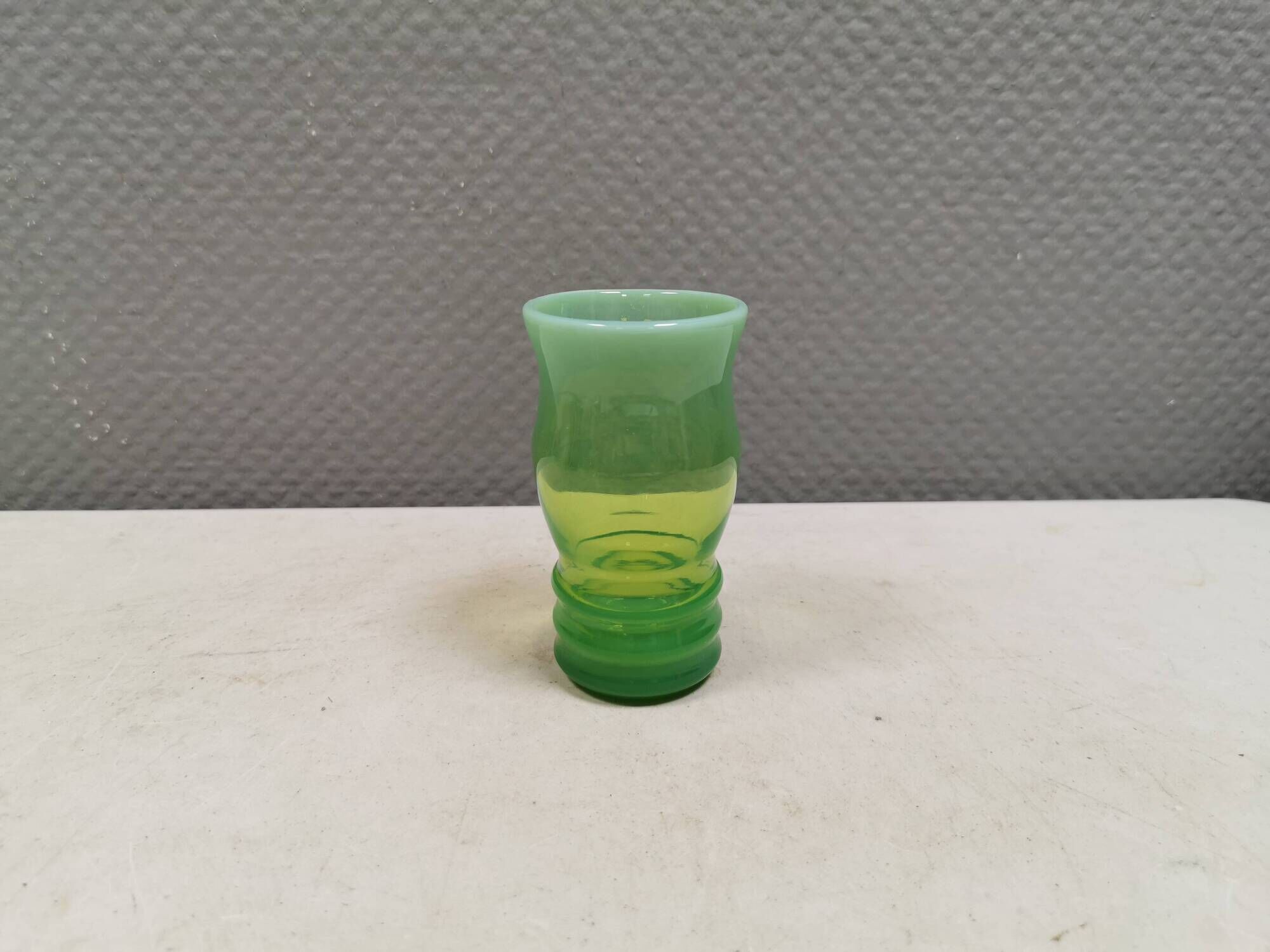 Vase from the 1970s made of soda-lime glass, designed by Lucyna Pijaczewska