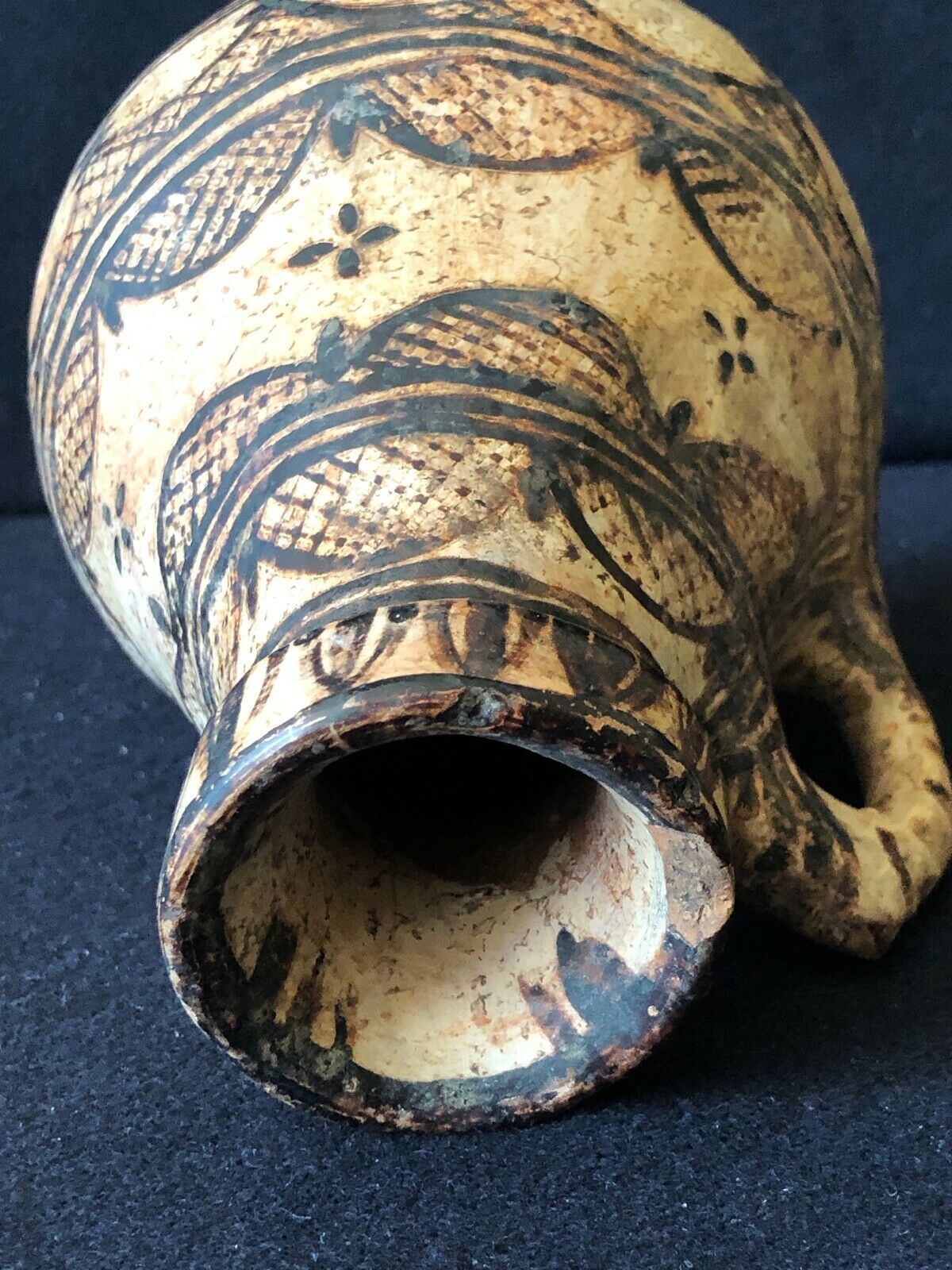 Ceramic Berber jug Kabylie