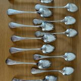 Silver-plated metal tablespoon