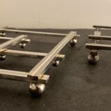 Pair of stretchy French underwear in silver metal, 1940