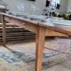 Table de ferme en chêne massif 200x100 avec sa rallonge de 60x100
