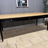 Administration table for dining room or rectangular oak desk