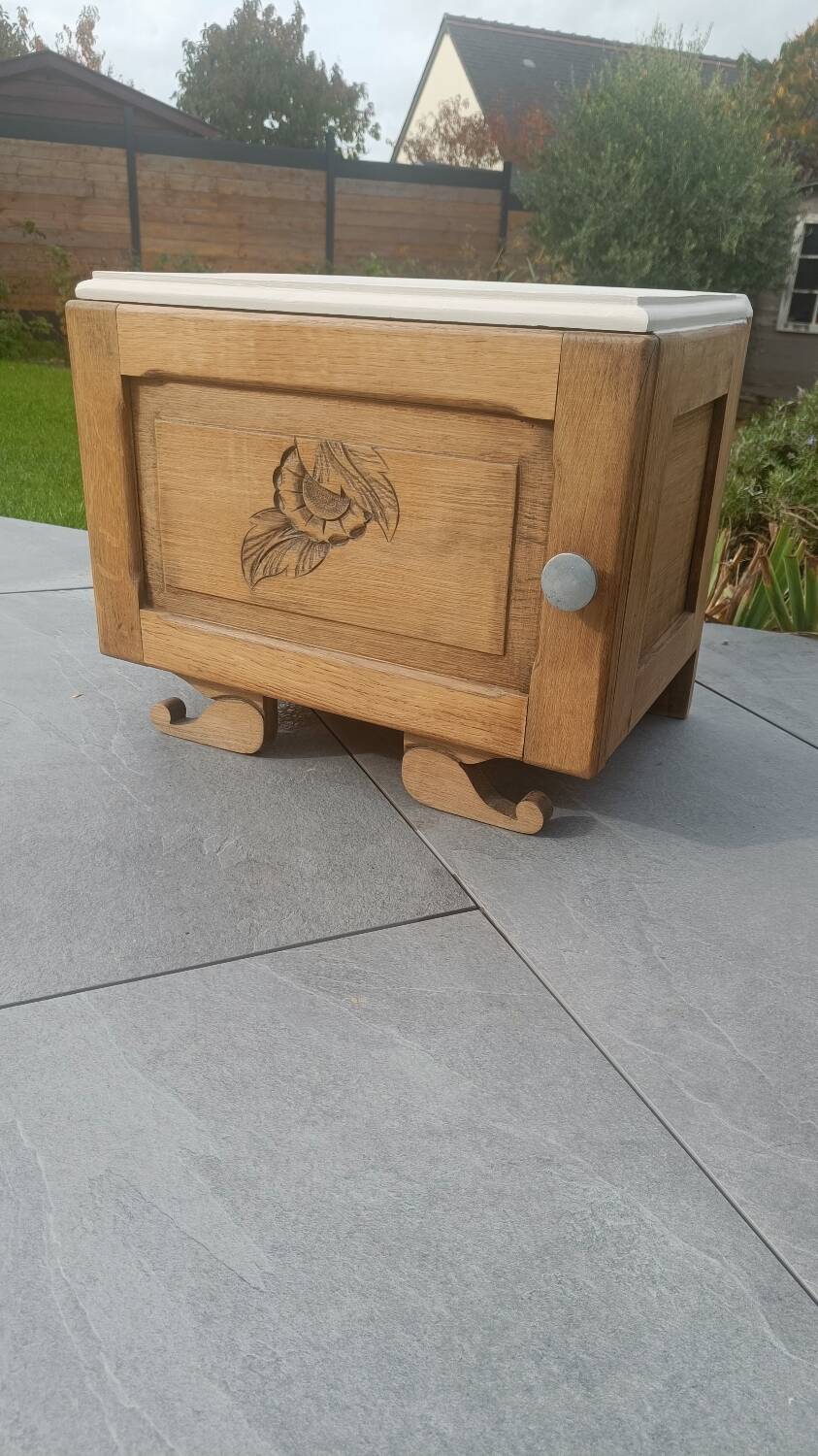 Upcycled bedside table