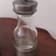 Flacon verre/etain