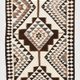 3x11 Dark Brown Vintage Kilim Runner Rug, Rugs For Bohemian Hallway, 97x324