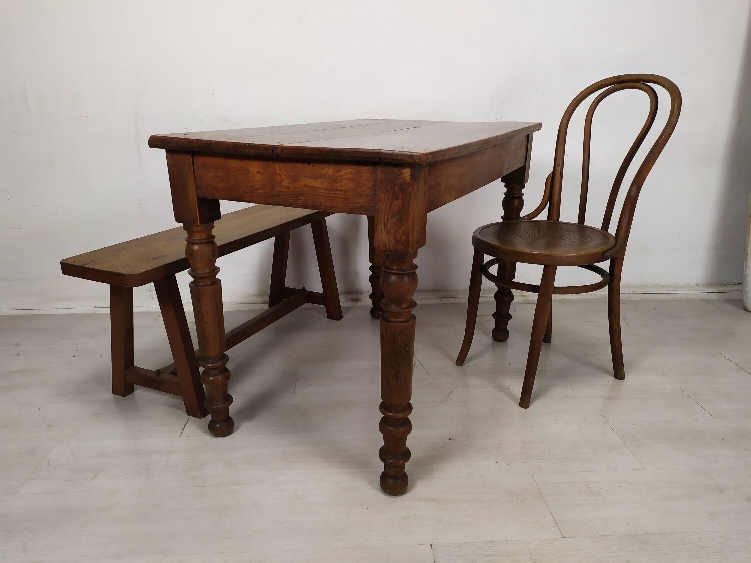 Pair of farm benches