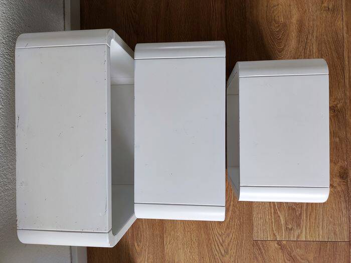 Etagères Vintage • Éléments modulables • Bois Laqué • 1970