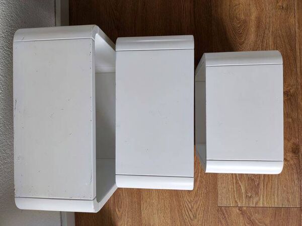 Etagères Vintage • Éléments modulables • Bois Laqué • 1970