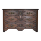Wooden chest of drawers with 4 drawers in Louis XV style