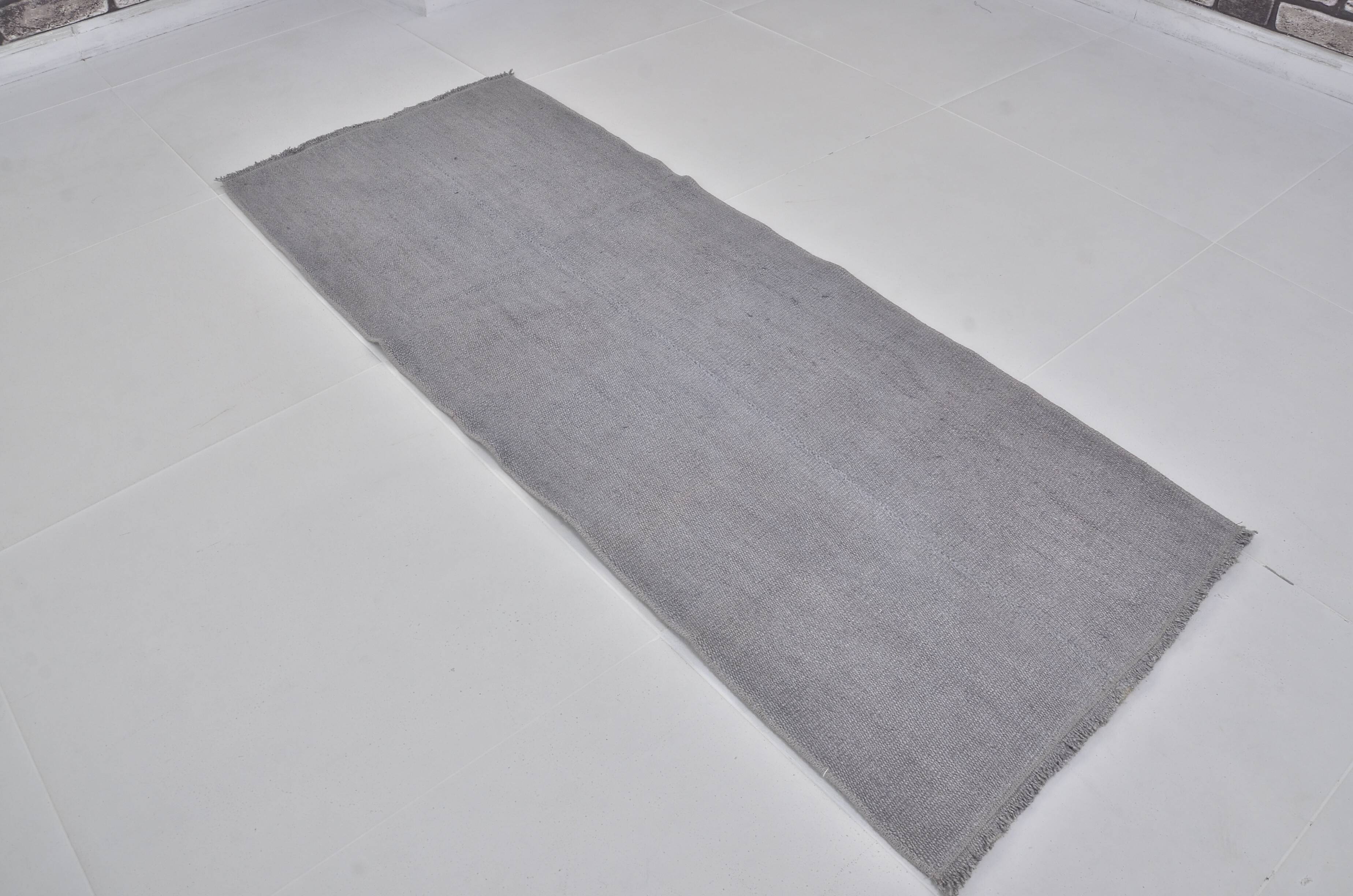 Vintage Grey Hemp Kilim Rug sku 3955