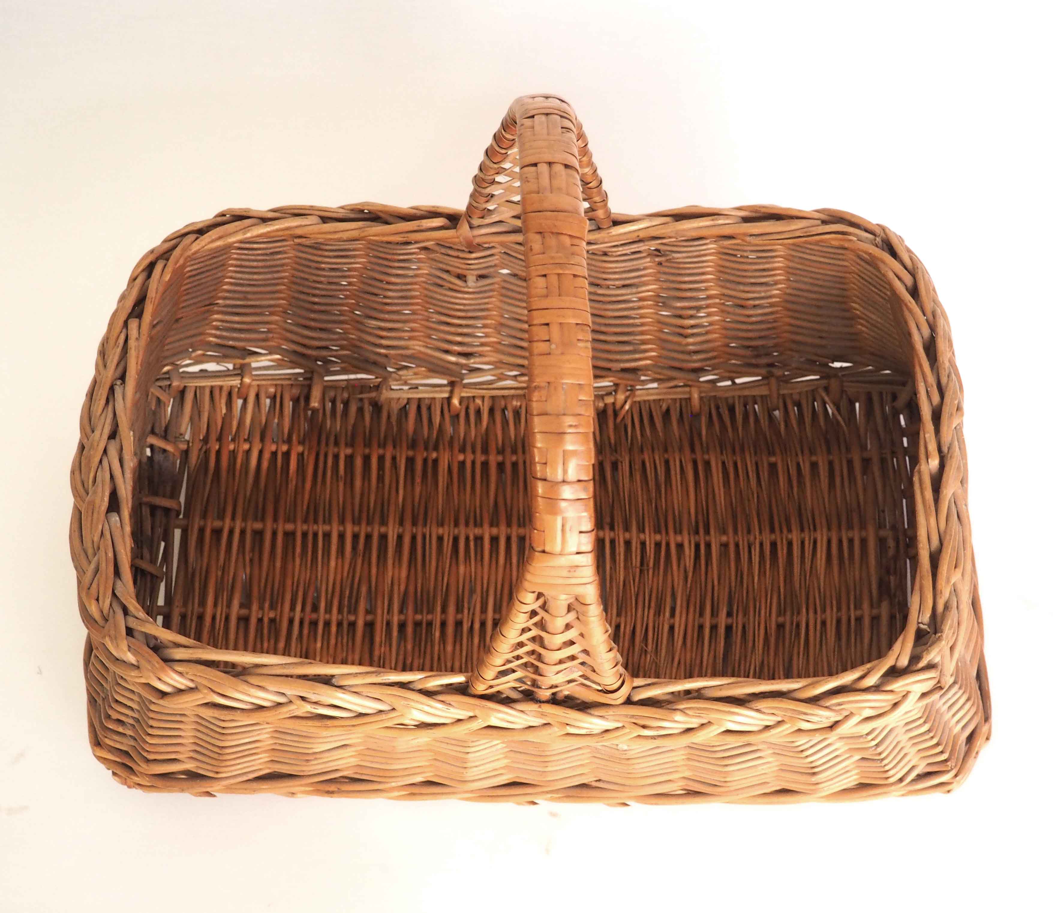 Old wicker basket