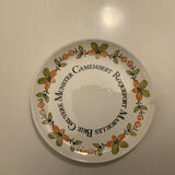 6 Gien cheese plates