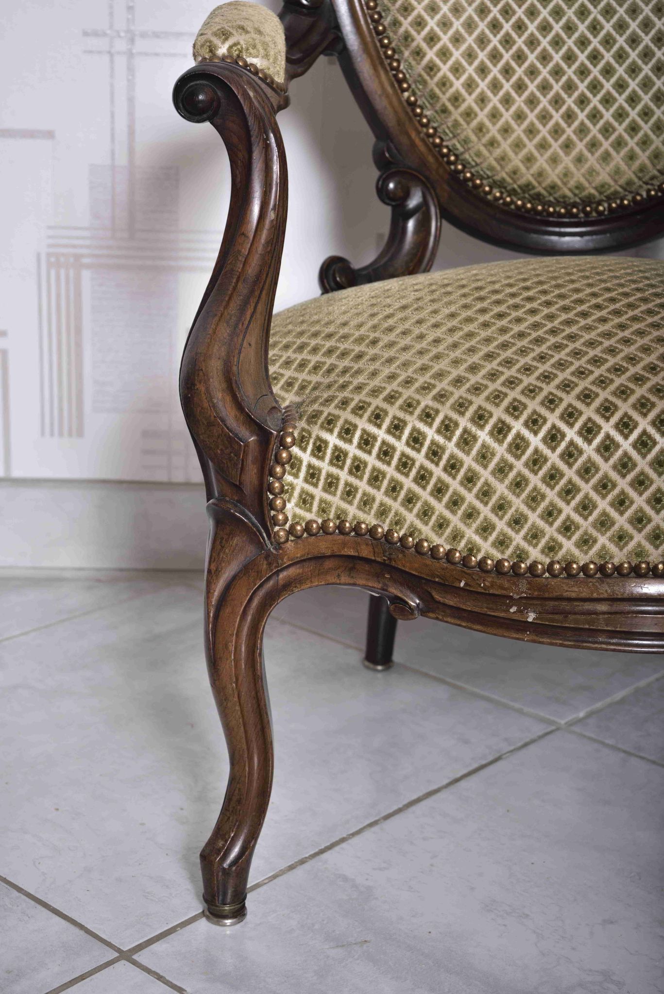 Fauteuil Napoléon III époque