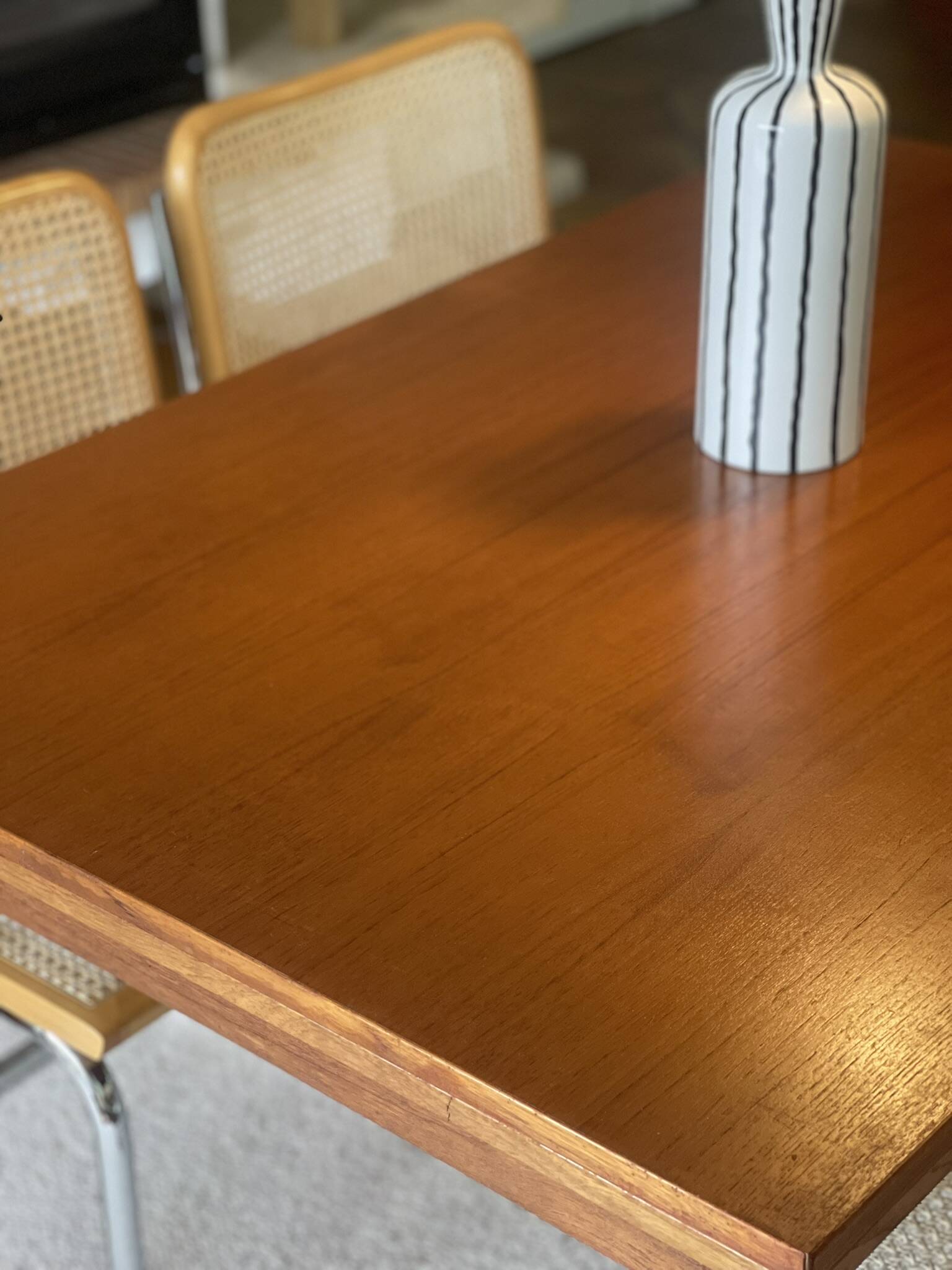 Table scandinave en teck 1960