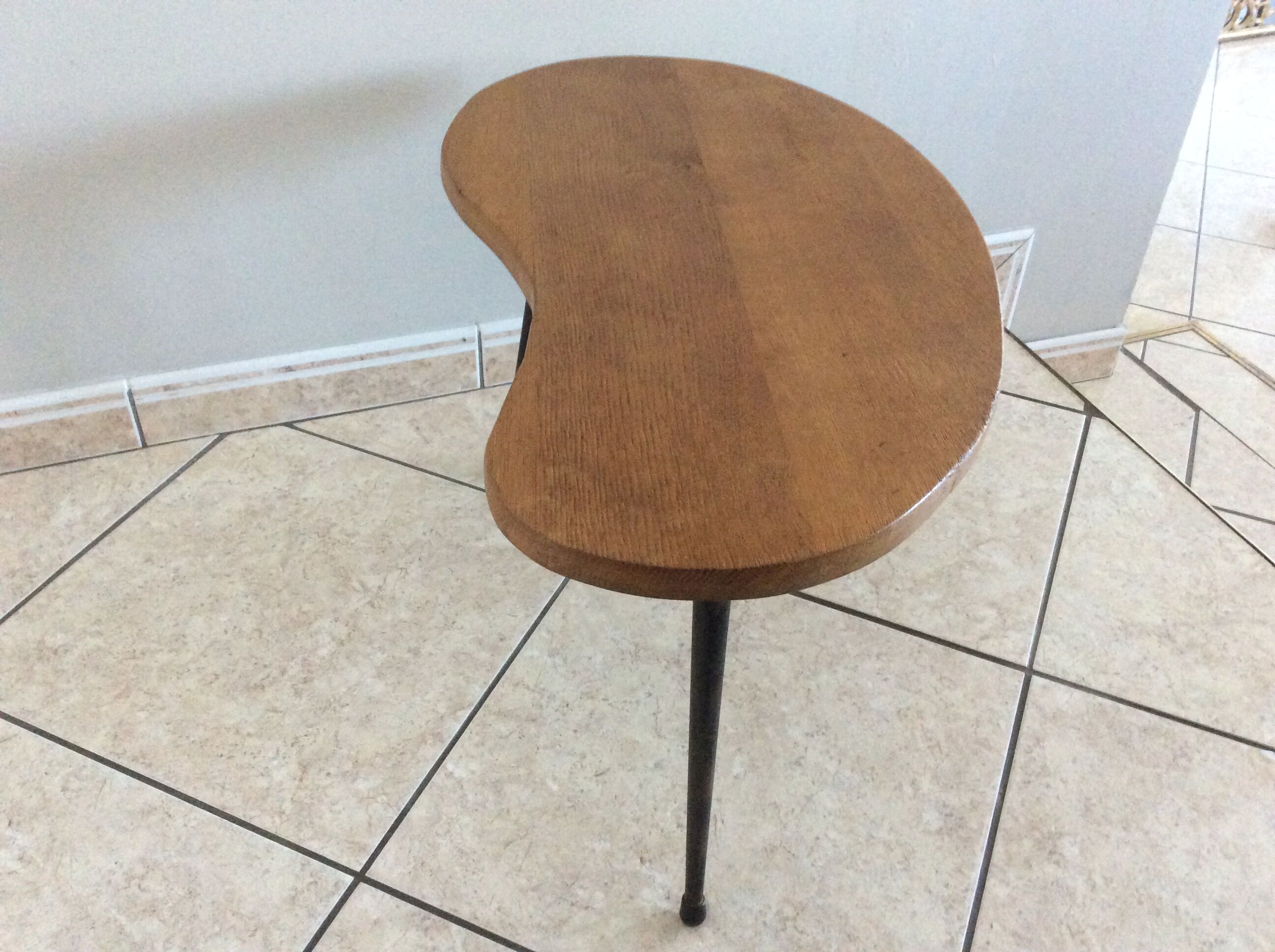 Vintage bean-shaped coffee table