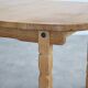 brutalist dining table | vintage table | oak | extendable