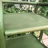 Rattan shelf