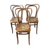 3 bistro chairs J&J Kohn, 1900