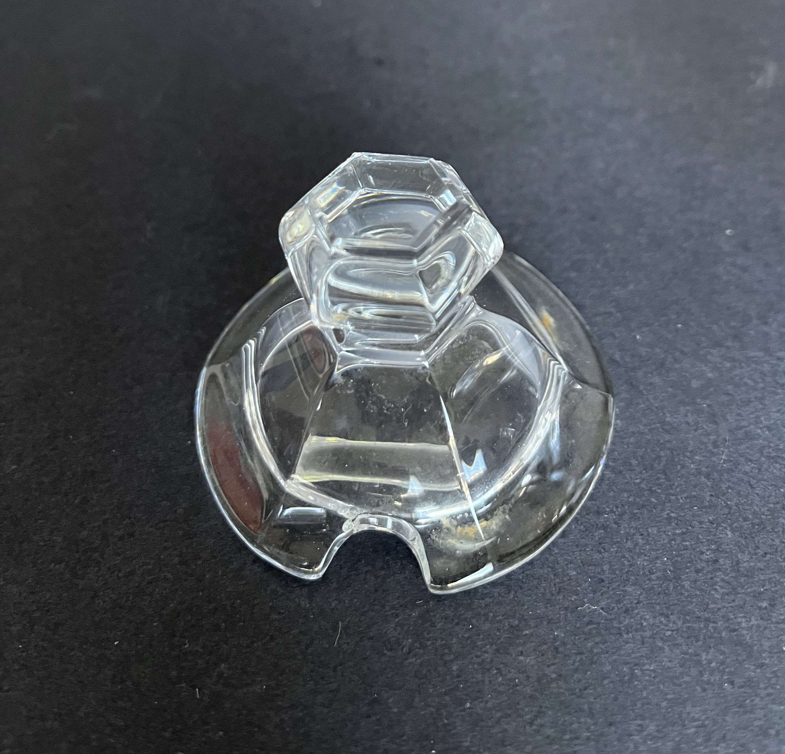 Moutardier en cristal de Baccarat