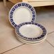 Vintage plates sea pattern