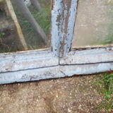 18th double-checked oak window with its frame